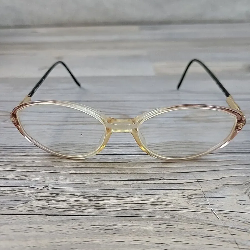 Vintage Luxottica Eyeglasses LU4283‎ L944 Frames Only 52-16 135 Oval Full Rim